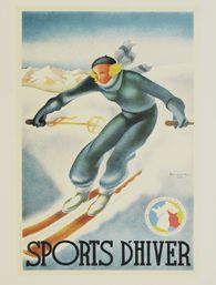 Sports d'hiver par Georges Arou