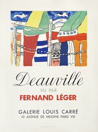 Expo 50 - Galerie Louis Carré - Deauville vu par Fernand Léger